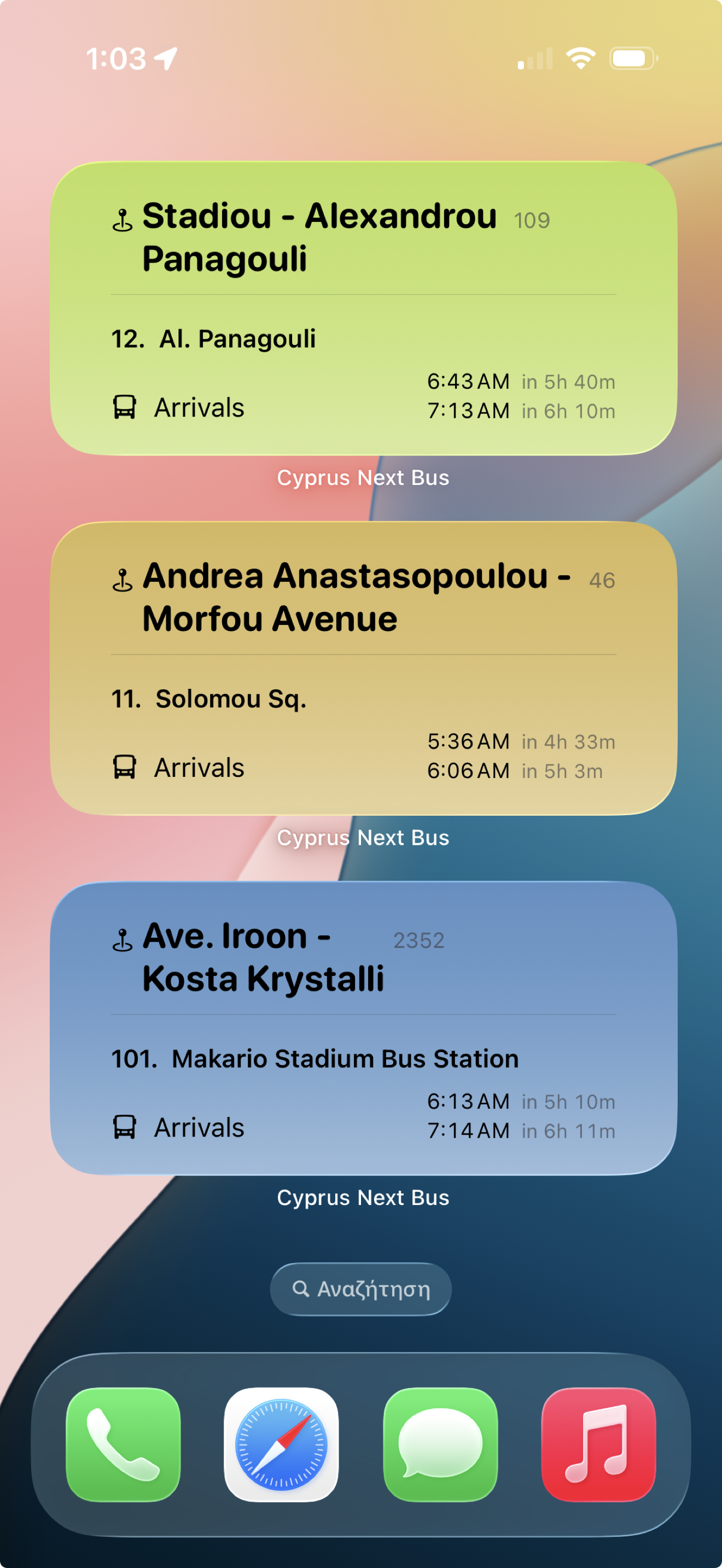 Add widgets
